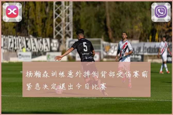杨瀚森训练意外摔倒背部受伤赛前紧急决定退出今日比赛